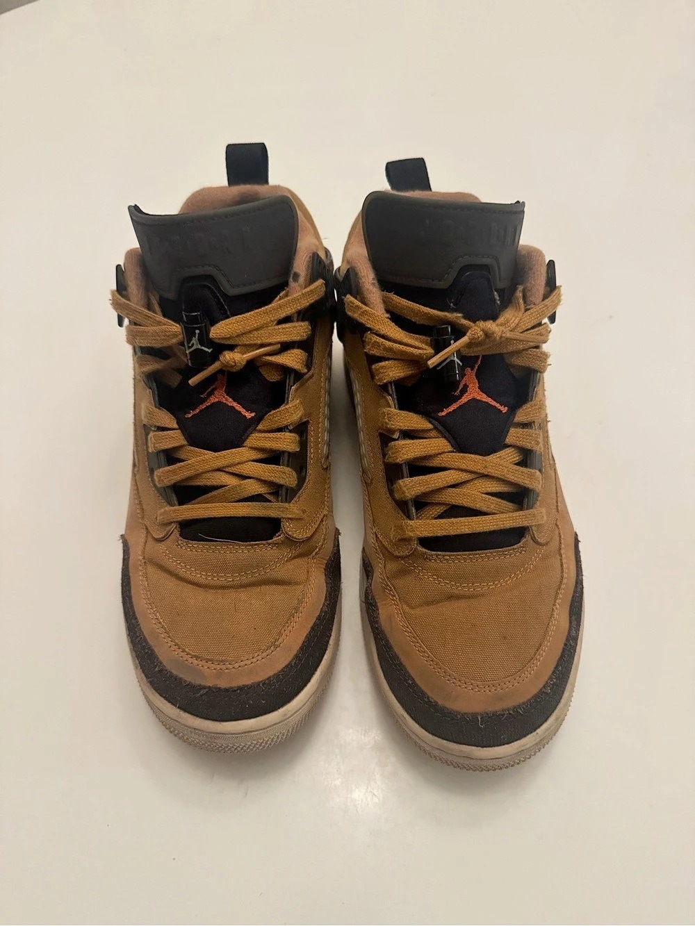 Jordan Spizike Low "Anthracite / Light Wild Mango / Cargo Khaki" Brown & Black